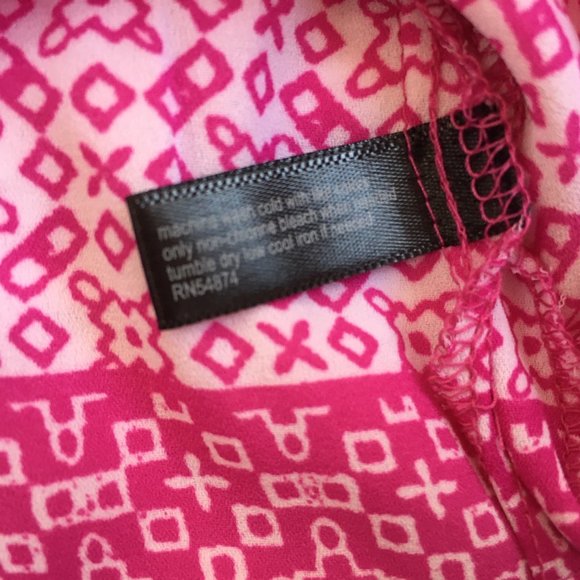 NWT The Limited Fuchsia Tunic Top / Blouse - Picture 3 of 3